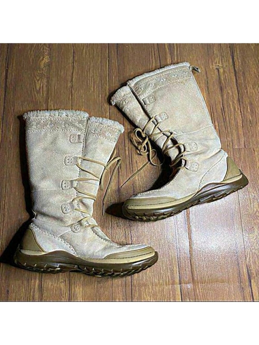 Caterpillar Polartec Suede Lace Up Boots Size 10W‎